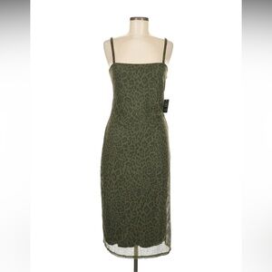 Express Olive Green Maxi Dress
